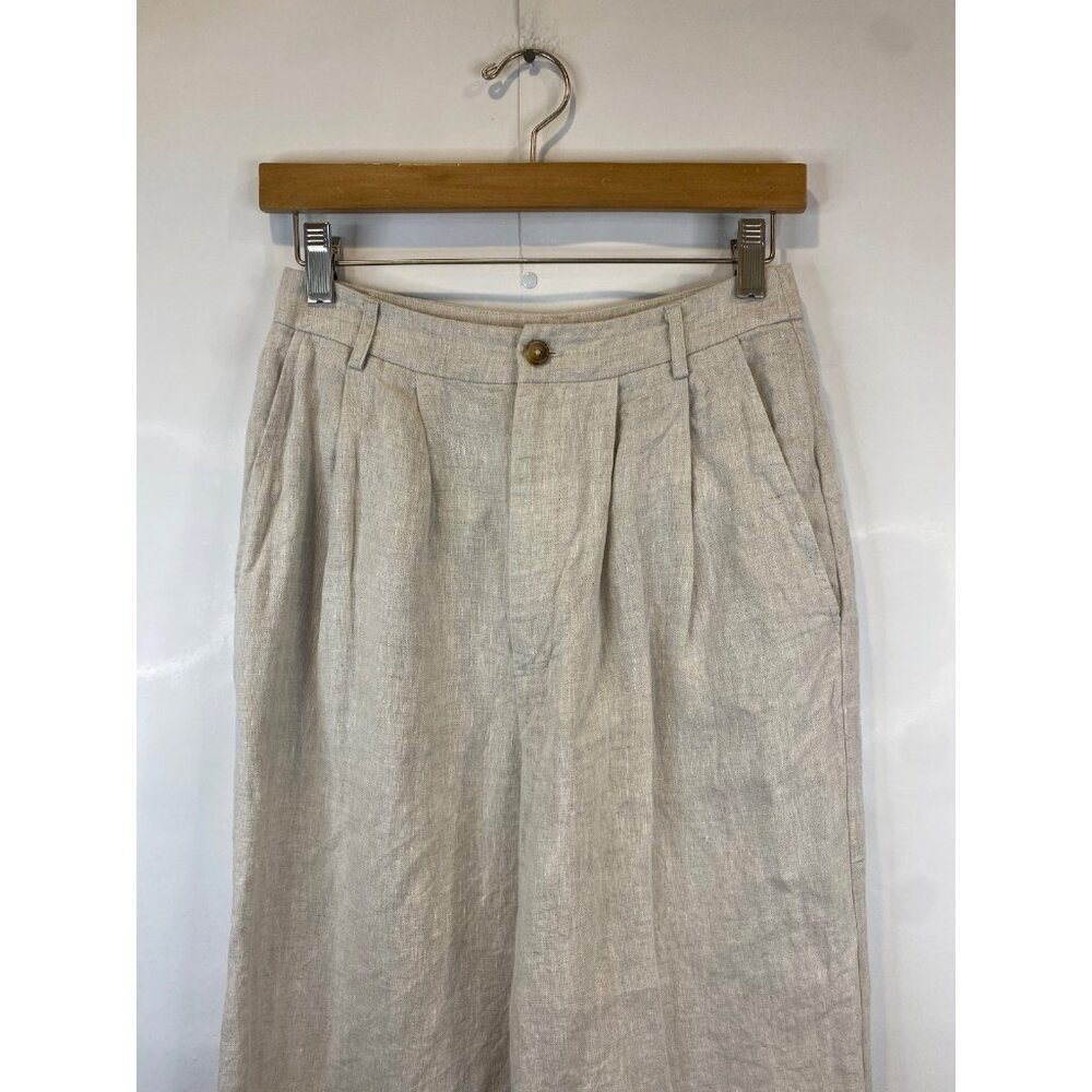 Reformation Cream Wide-Leg Pants - Picture 3 of 8